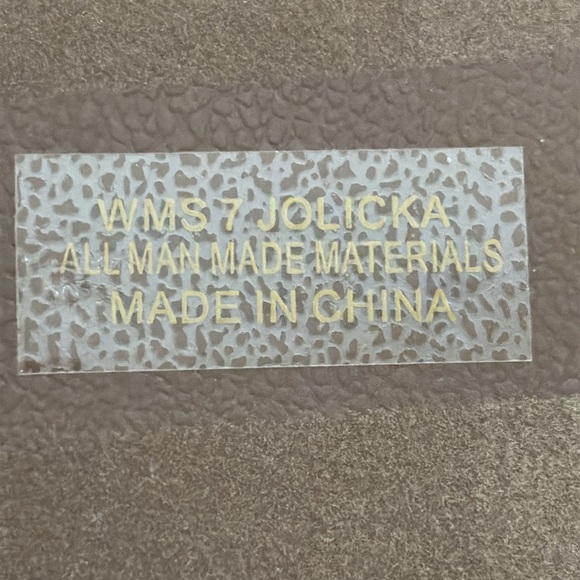 DV by Dolce Vita Jolicka Cognac Sandals Studded Criss Cross Women’s Size 7 - Picture 5 of 8